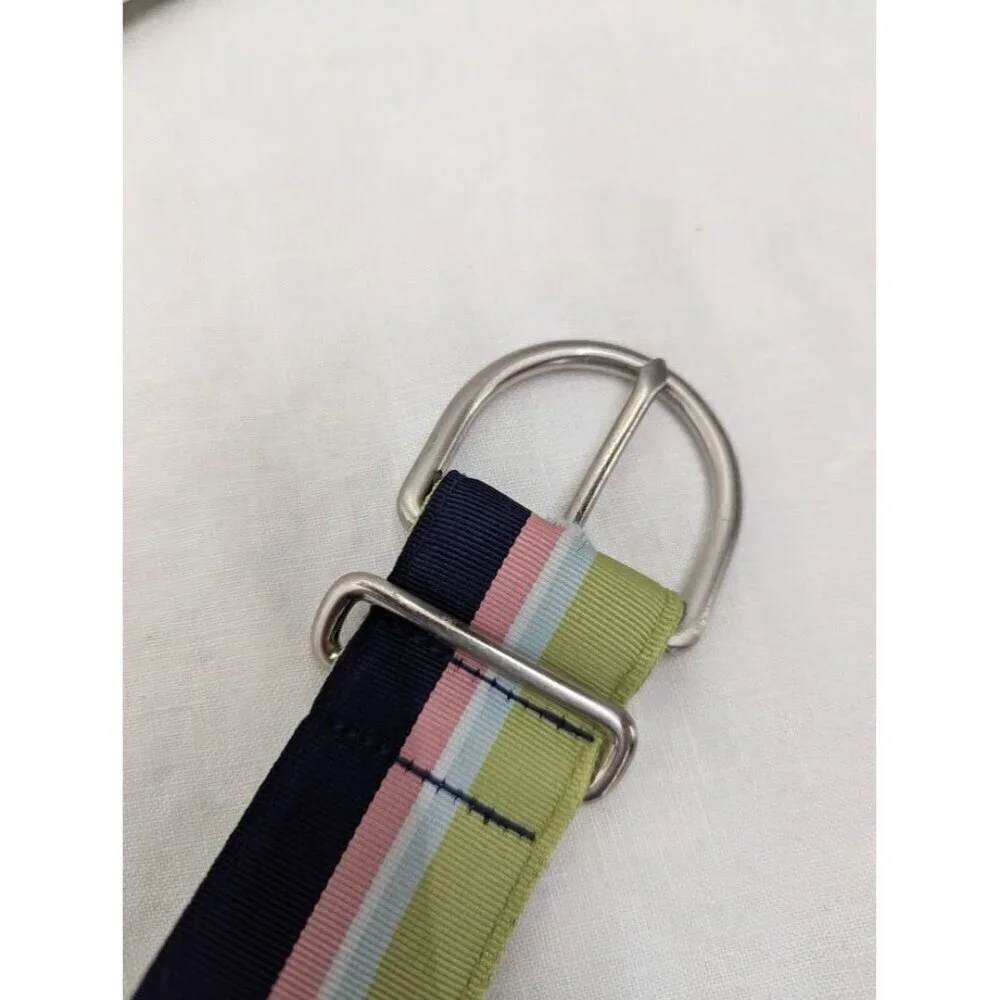 American Eagle Y2K ribbon belt, women's size medium, blue, green, pink 38